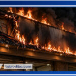 آتش‌سوزی ناشی از سیم‌کشی تابلو‌ها