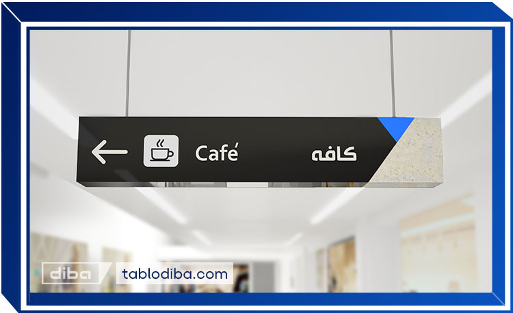 تابلو آویز مسیریابی مرکز تجاری