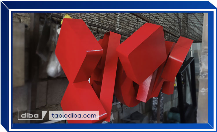 رنگ الکترواستاتیک در تابلو
